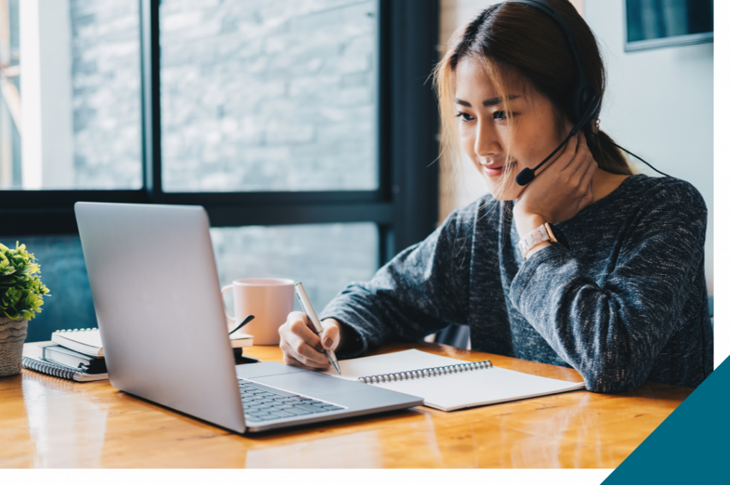 Girl on computer